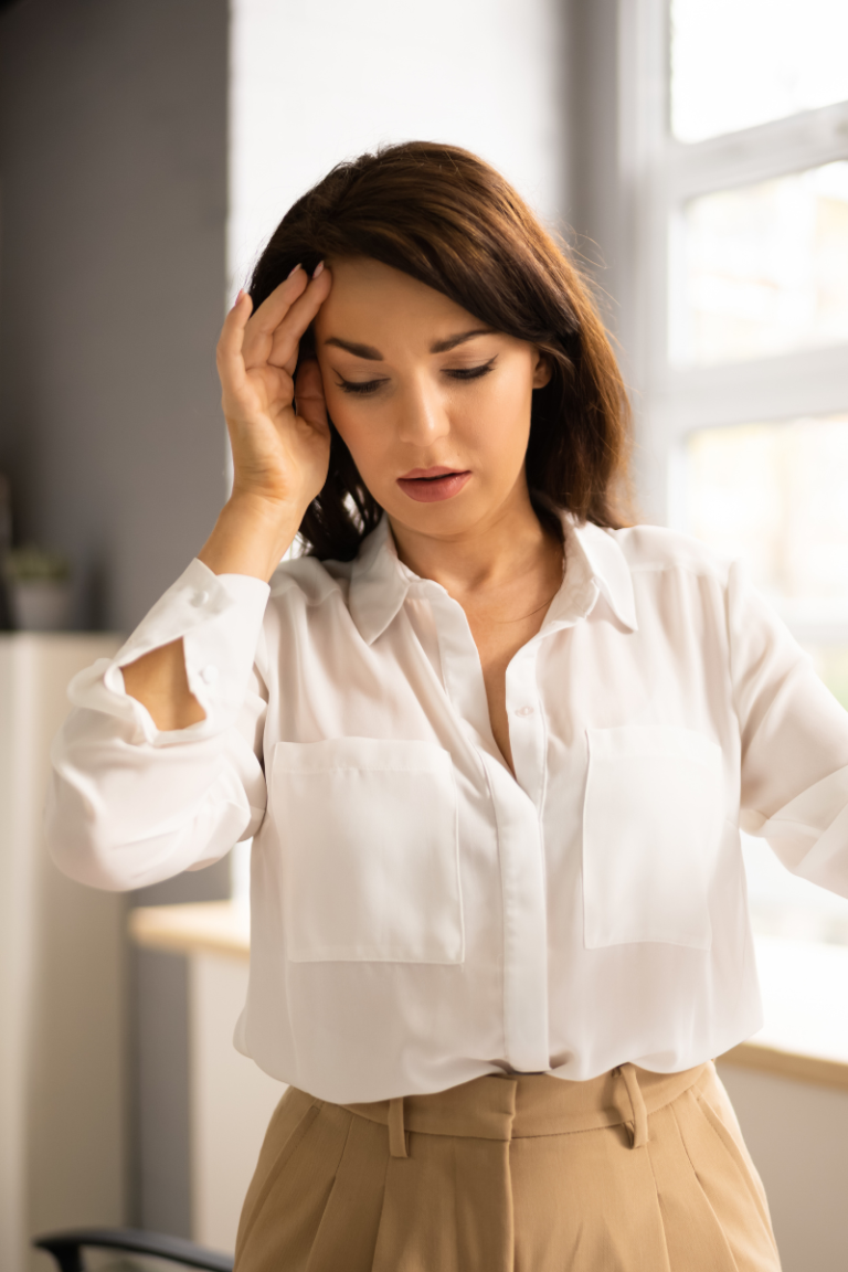 Patient seeking help for symptoms linked to vestibular dysfunction and chronic dizziness.