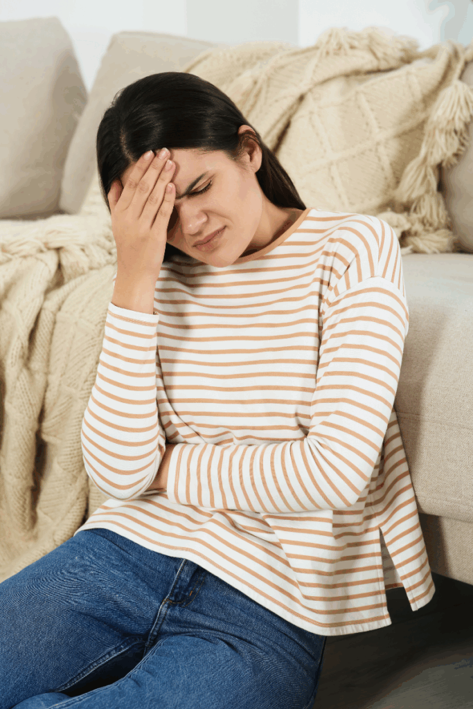 Woman doing mobility exercises to support hormonal changes