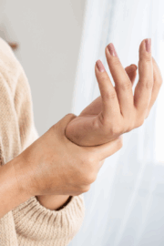 Hand and wrist nerve glide exercise for carpal tunnel symptoms