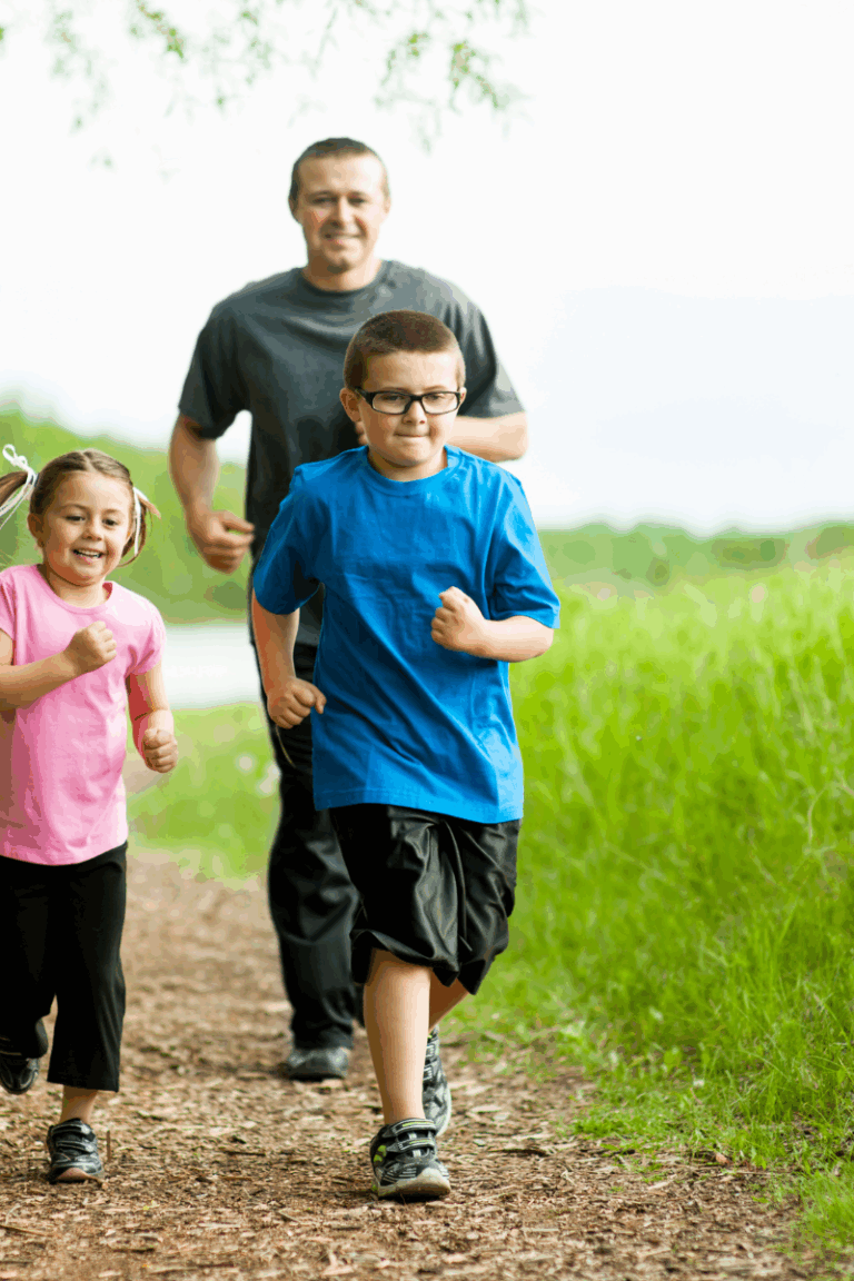 Person enjoying outdoor activity with healthy, strong knees.