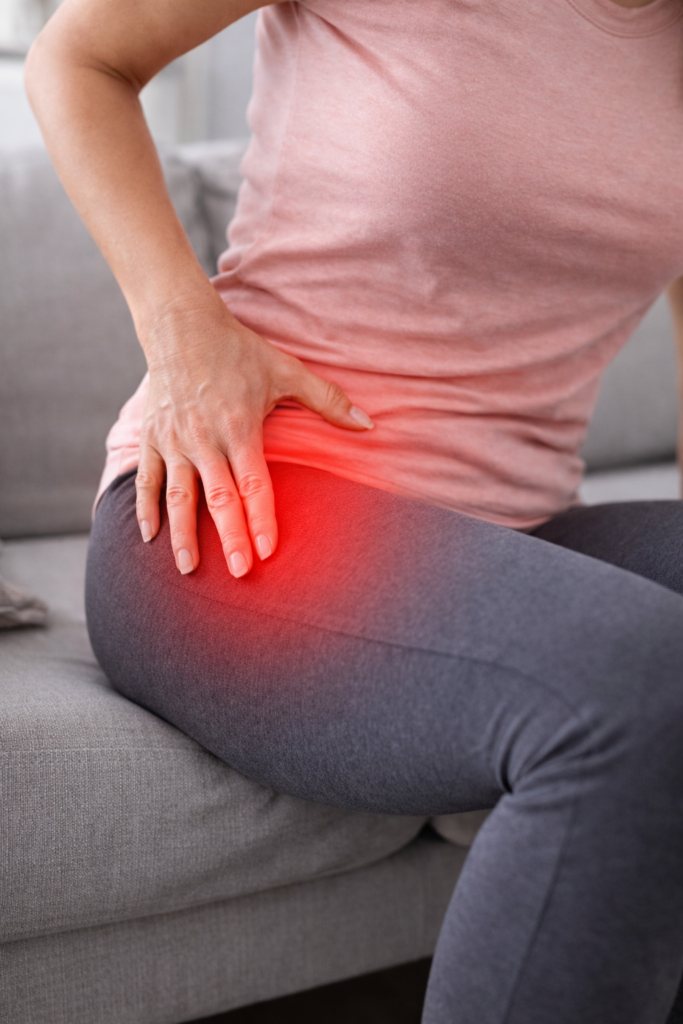 pelvic floor dysfunction causing hip pain