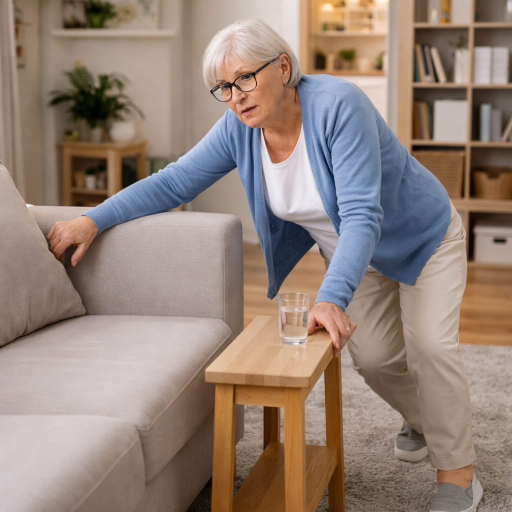 balance support walking indoors
