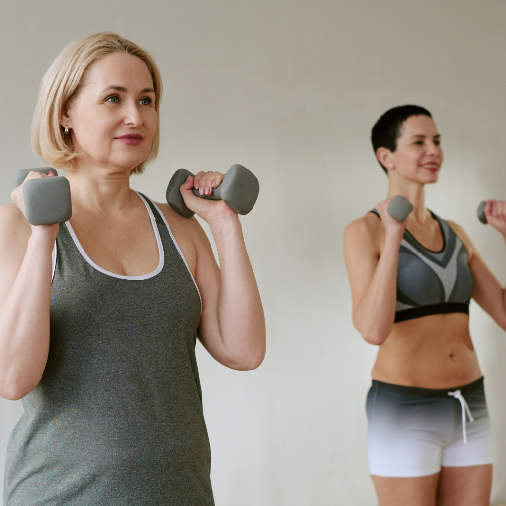 gym workout focused on injury prevention and strength