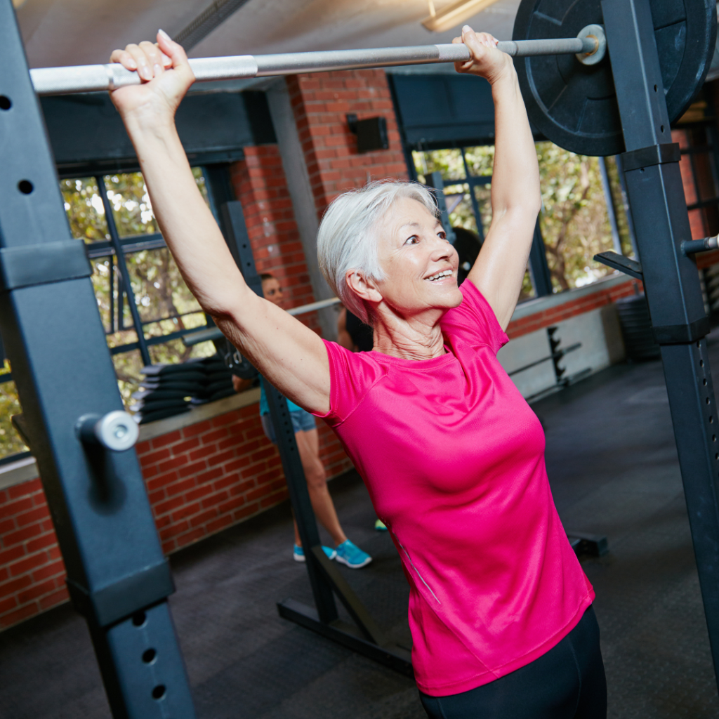 gym workout focused on injury prevention and strength